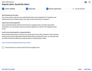This is where you will include information about your music license.