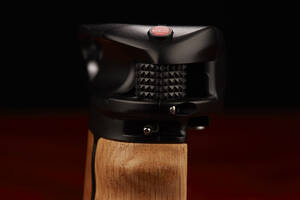 A straight-on view of the controls. Notice the multi-function switch is missing the rubber cover.