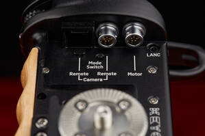 A view of the multiple connectors inside the handle.