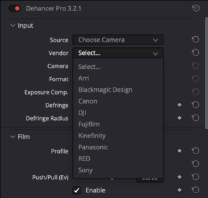 Select your camera brand.