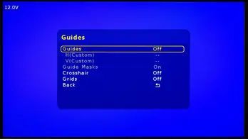 Guides Menu