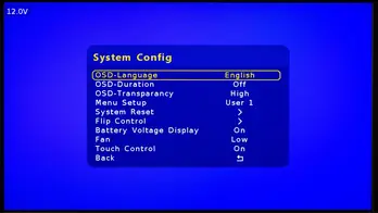 System Menu