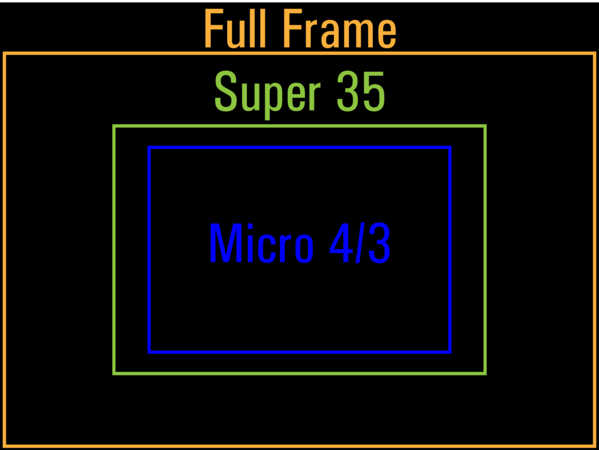 sensor size comparison graphic