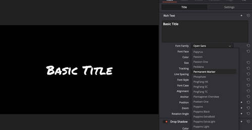 Hover over the font in the list and it will give you a preview in the viewer.